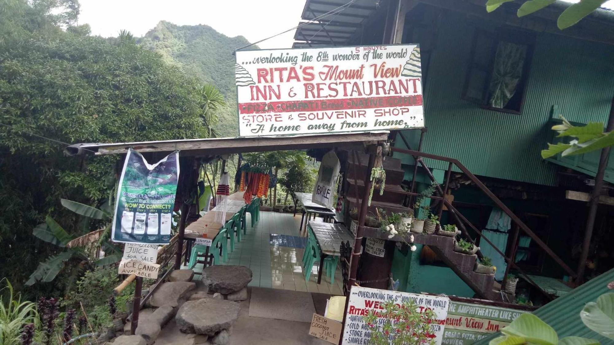 Batad Rita'S Mount View Inn And Restaurant Банаю Экстерьер фото